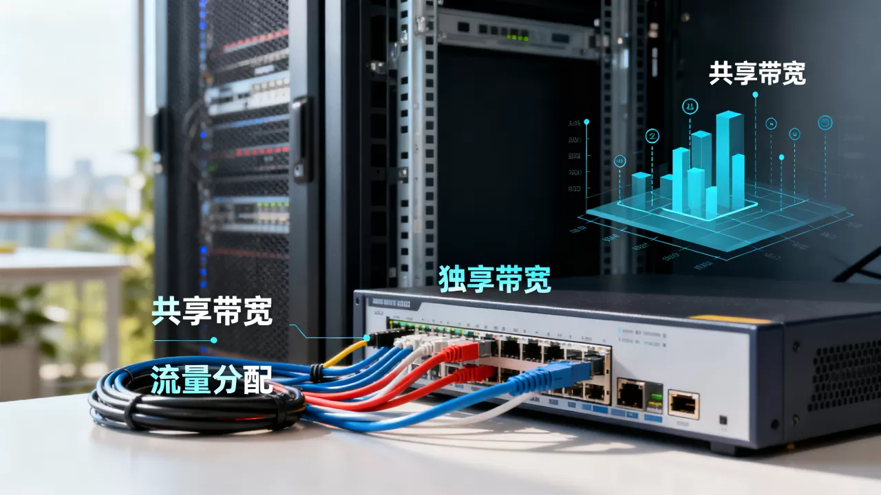 服务器共享带宽和独享带宽有什么区别?带宽独享和共享哪个更划算 服务器共享带宽和独享带宽有什么区别?带宽独享和共享哪个更划算