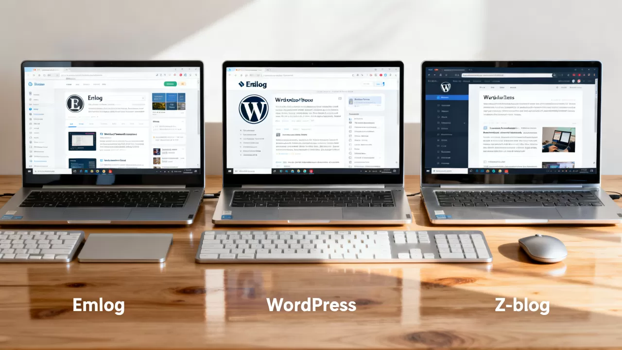 Emlog、WordPress和Z-blog哪个更好？三大博客程序对比评测