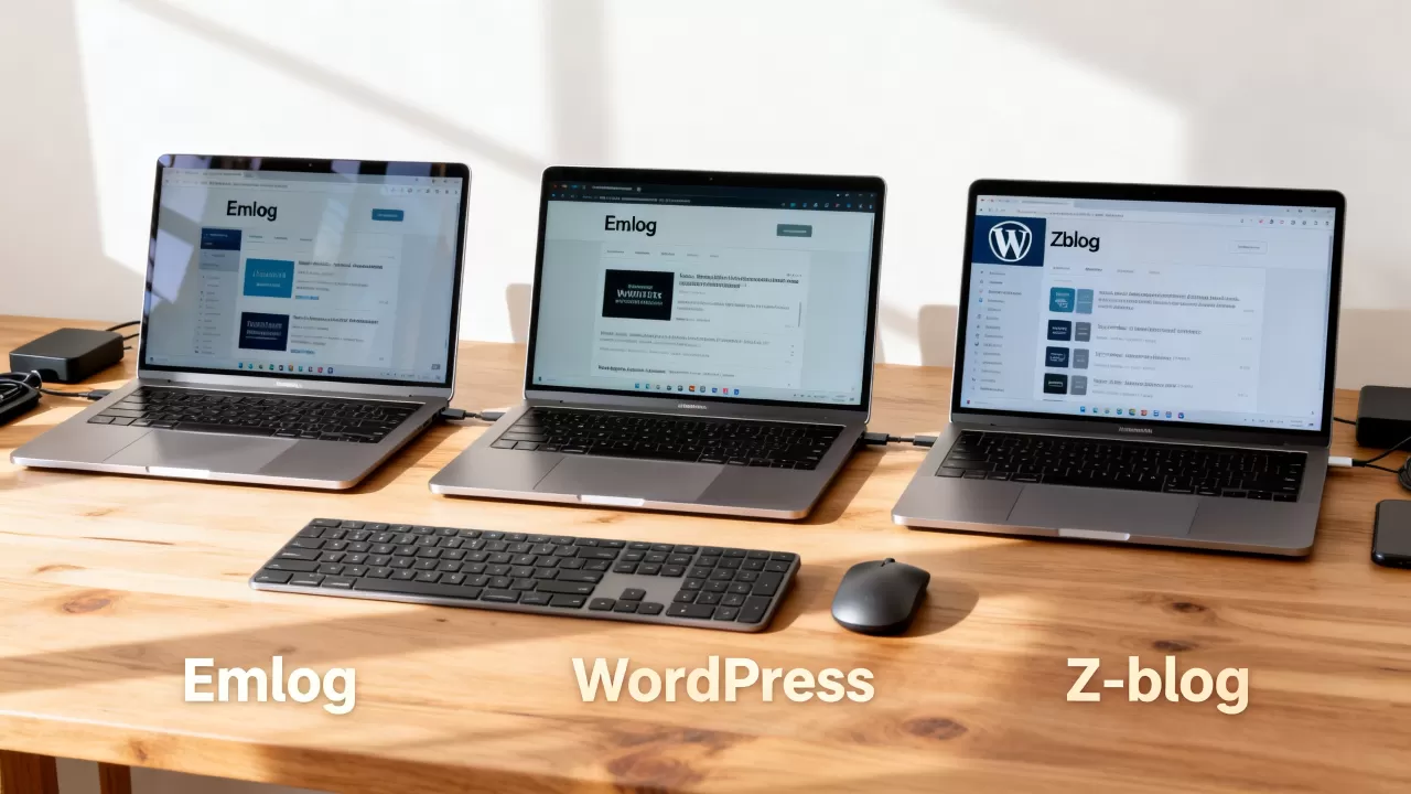 Emlog、WordPress和Z-blog哪个更好？三大博客程序对比评测