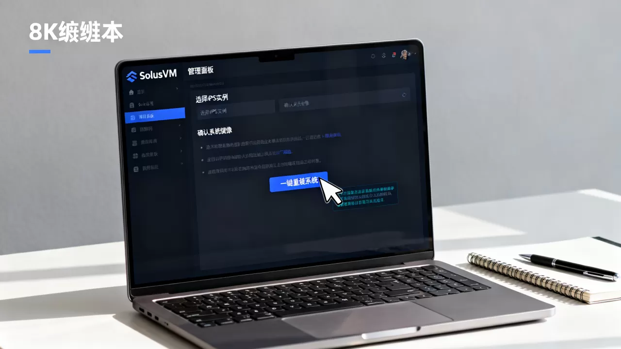 SolusVM管理面板怎么用?VPS一键重装系统教程 SolusVM管理面板怎么用?VPS一键重装系统教程