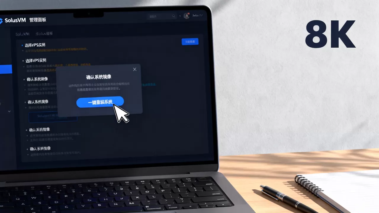 SolusVM管理面板怎么用?VPS一键重装系统教程 SolusVM管理面板怎么用?VPS一键重装系统教程