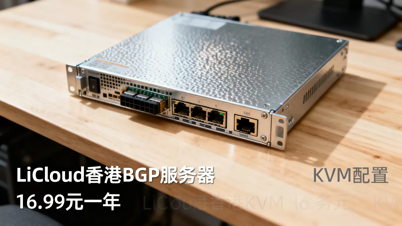 LiCloud香港BGP服务器便宜吗？16.99元一年KVM配置如何