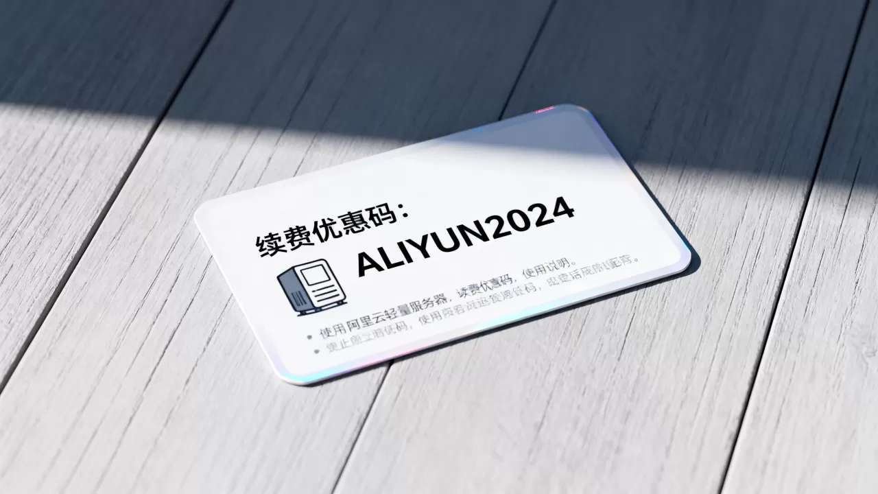 阿里云轻量服务器续费优惠码