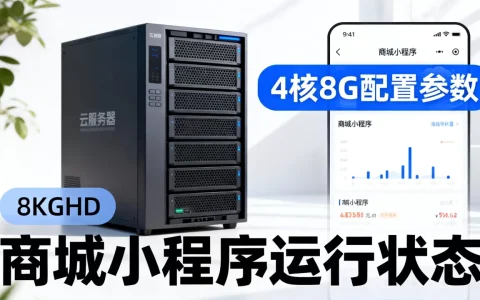 4核8G云服务器跑商城小程序会卡吗，云服务器配置怎么选