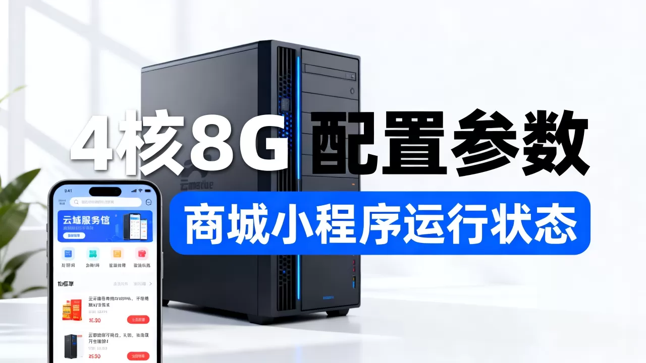 4核8G云服务器跑商城小程序会卡吗,云服务器配置怎么选 4核8G云服务器跑商城小程序会卡吗,云服务器配置怎么选