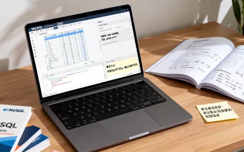 MySQL数据库常见错误类型及解决方法是什么？数据库报错代码含义及解决办法