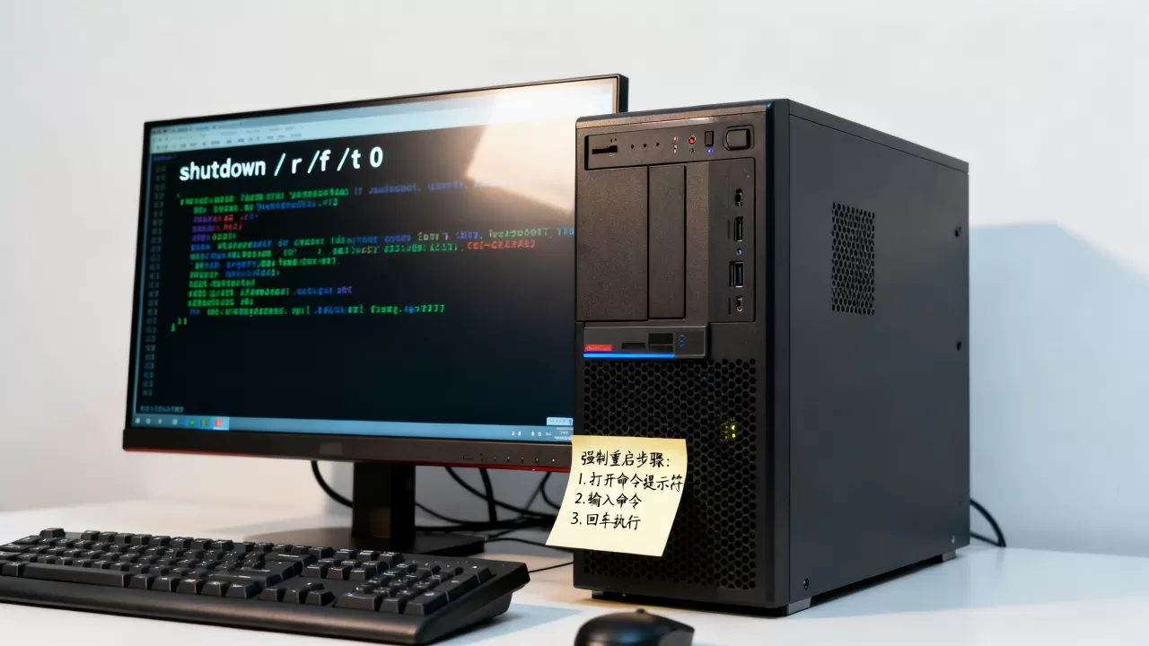 Windows Server 2008 R2如何强制重启？重启命令是什么
