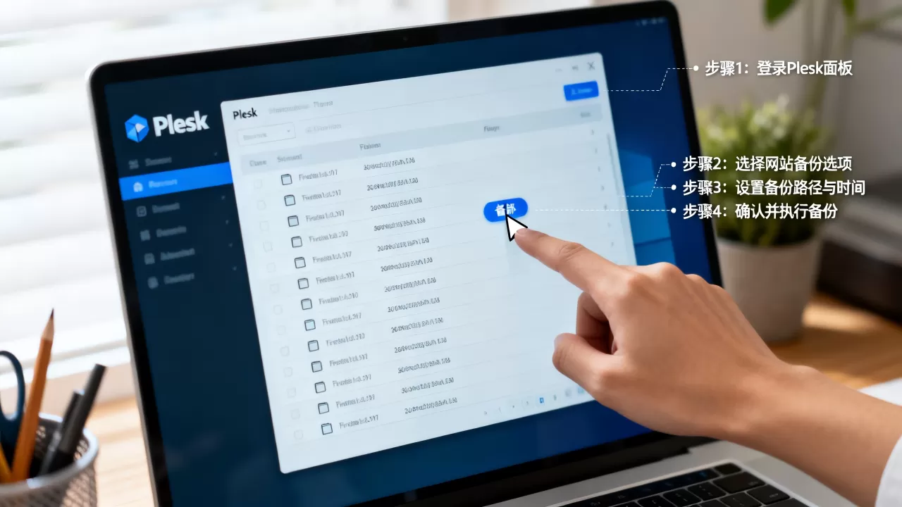 Plesk面板如何备份网站文件？Plesk备份网站文件图文教程