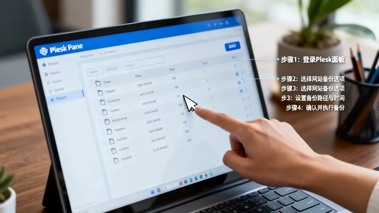Plesk面板如何备份网站文件？Plesk备份网站文件图文教程