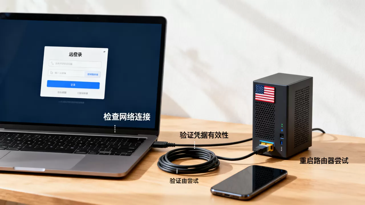 远程登录美服凭据不工作怎么办？远程连接美国服务器失败怎么解决