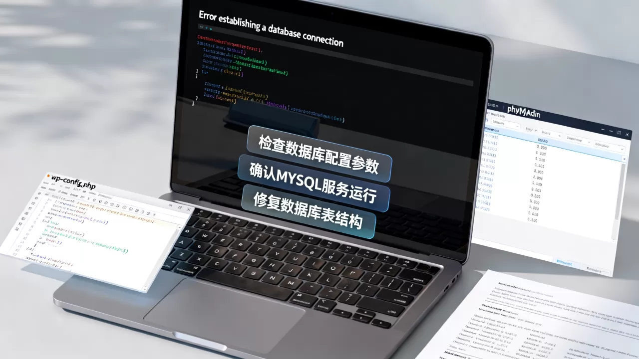 WordPress数据库连接错误怎么解决?wp数据库连接错误怎么修复 WordPress数据库连接错误怎么解决?wp数据库连接错误怎么修复