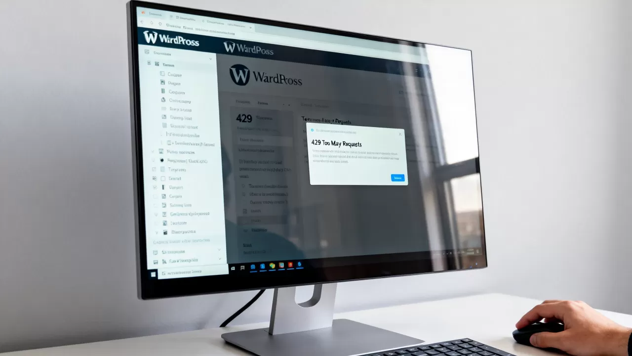 WordPress提示429错误怎么解决？WordPress 429 Too Many Requests错误解决方法