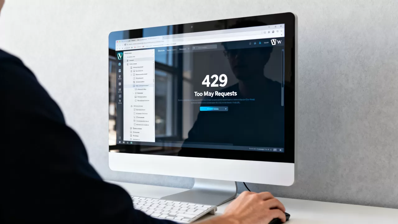WordPress提示429错误怎么解决？WordPress 429 Too Many Requests错误解决方法