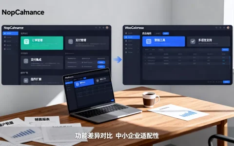 nopCommerce与WooCommerce功能差异在哪？哪个电商系统更适合中小企业