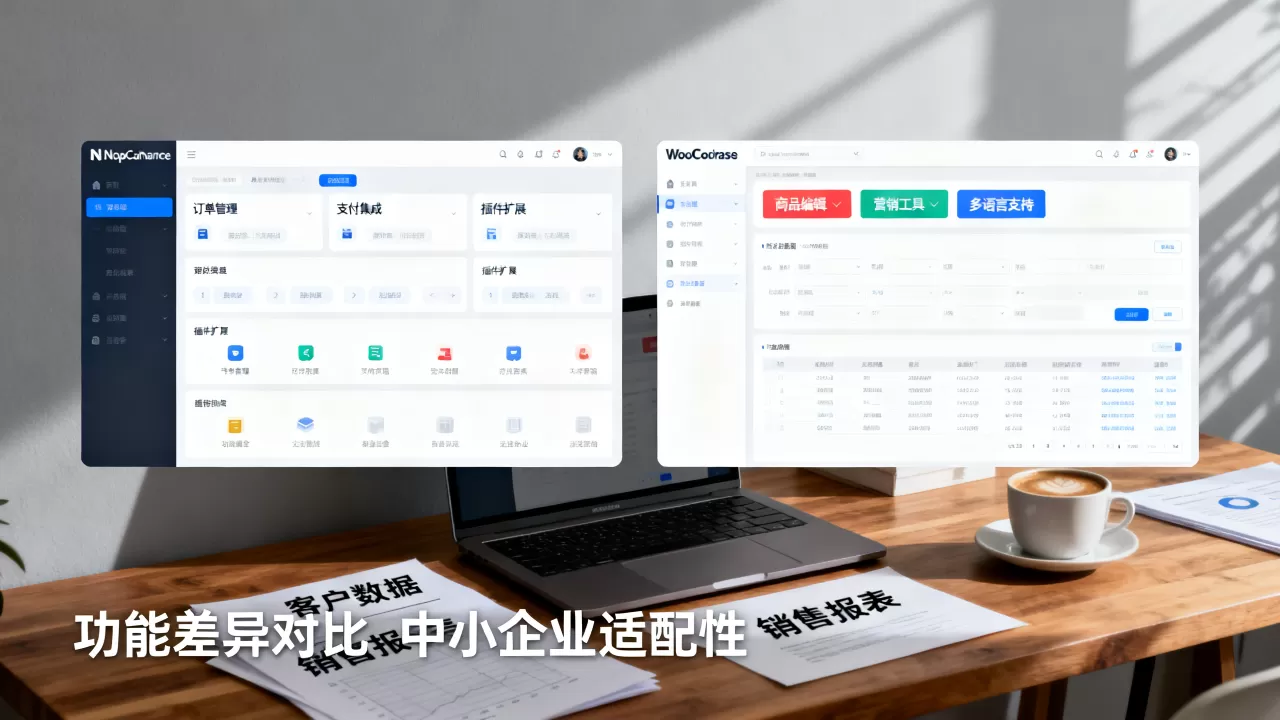 nopCommerce与WooCommerce功能差异在哪？哪个电商系统更适合中小企业