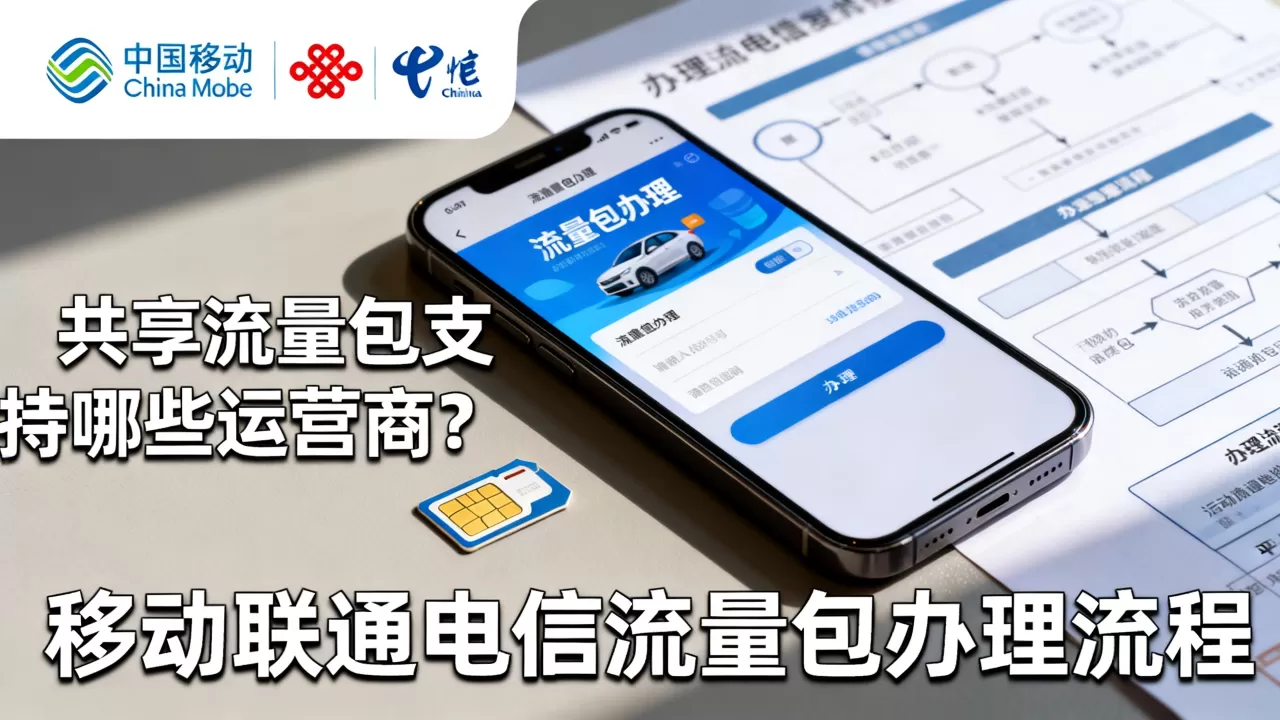 共享流量包支持哪些运营商?移动联通电信流量包怎么办理 共享流量包支持哪些运营商?移动联通电信流量包怎么办理