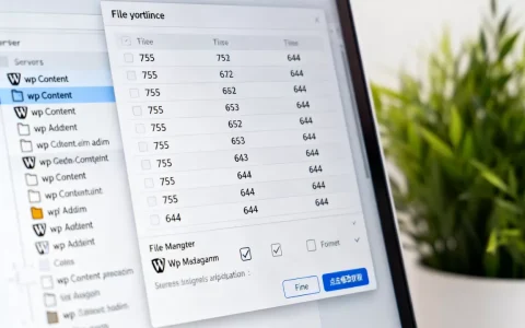 WordPress升级提示文件权限不一致怎么解决？wordpress更新出现不一致的文件权限
