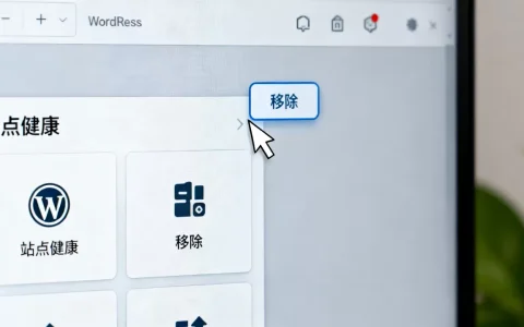 如何移除WordPress站点健康小工具？删除站点健康通知的教程