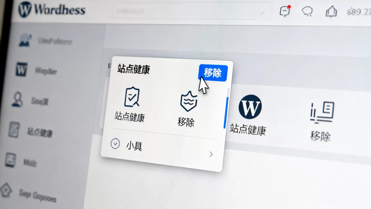 如何移除WordPress站点健康小工具？删除站点健康通知的教程