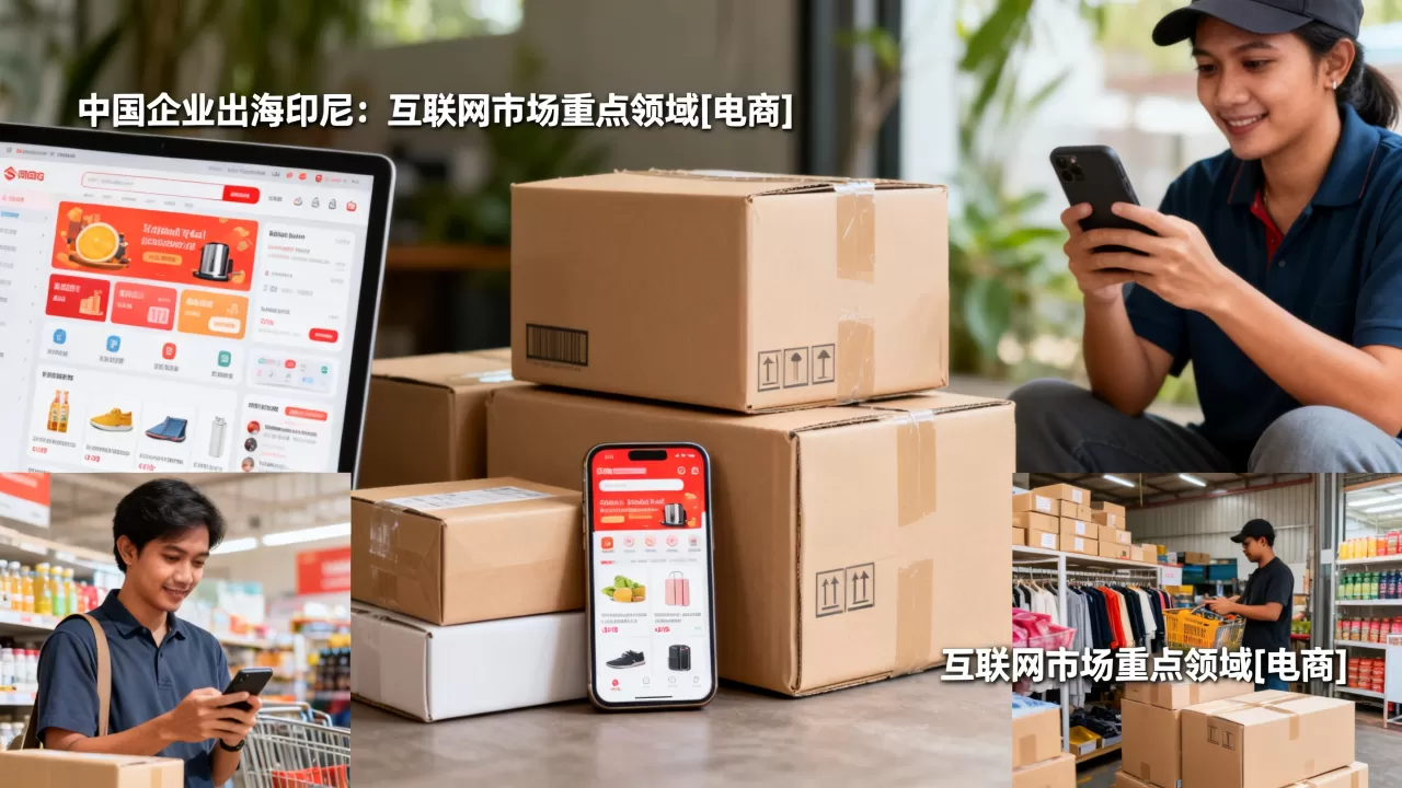 中国企业出海印尼：互联网市场重点领域[电商]