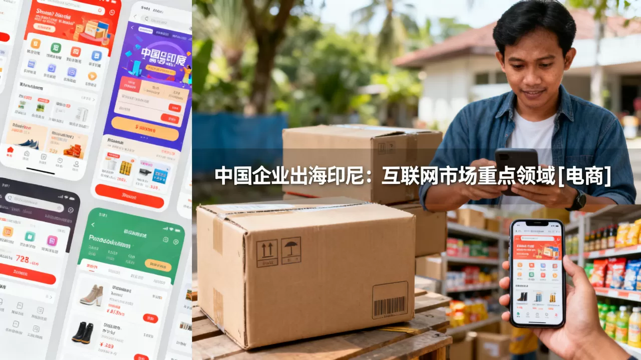 中国企业出海印尼：互联网市场重点领域[电商]