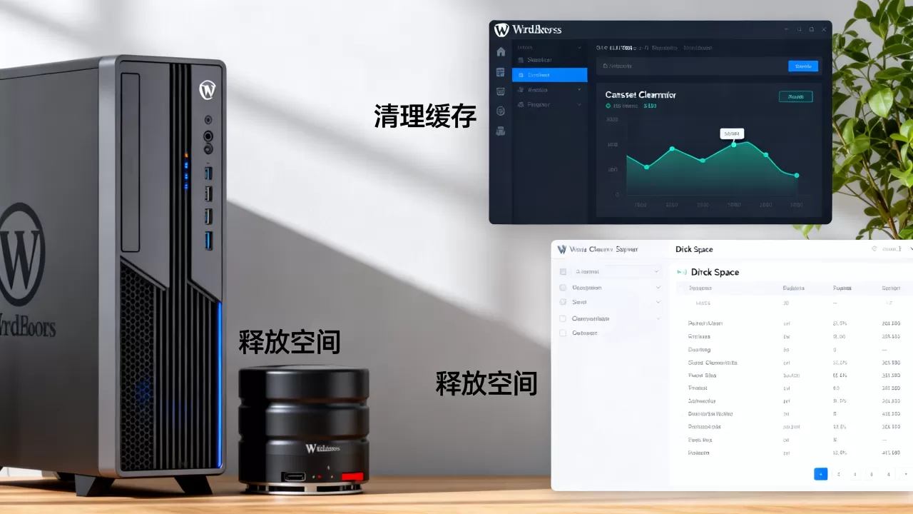 WordPress主机磁盘空间不足怎么办?如何清理WordPress缓存 WordPress主机磁盘空间不足怎么办?如何清理WordPress缓存