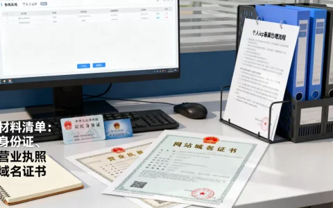 个人icp备案许可证怎么办理？办理icp备案需要哪些材料