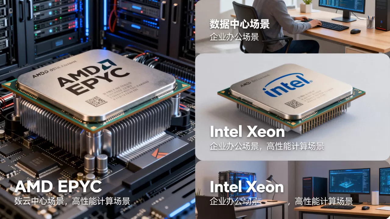 云服务器选AMD还是Intel处理器好?不同场景怎么选 云服务器选AMD还是Intel处理器好?不同场景怎么选
