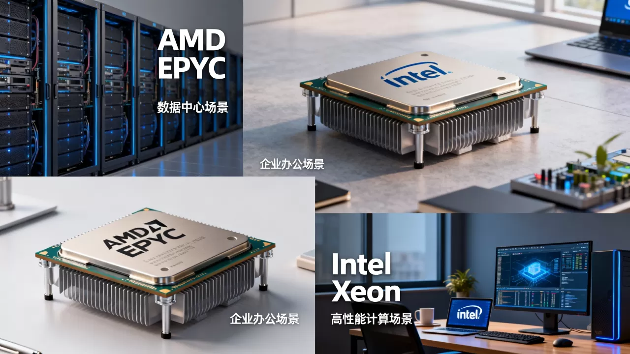 云服务器选AMD还是Intel处理器好?不同场景怎么选 云服务器选AMD还是Intel处理器好?不同场景怎么选