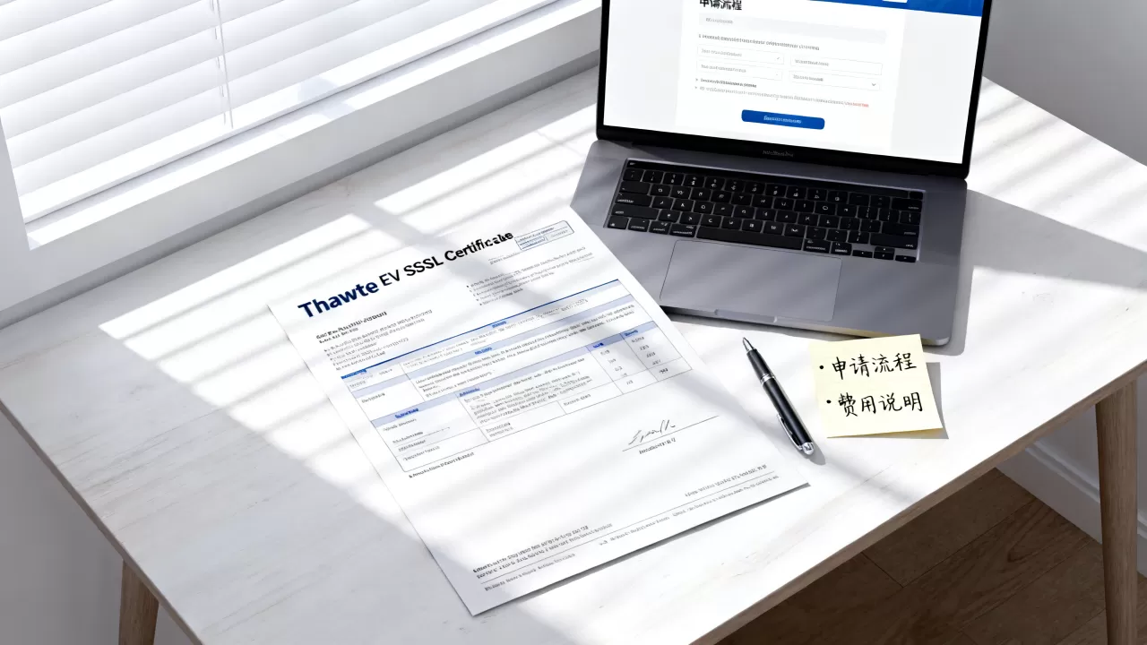 Thawte EV SSL证书申请多少钱？如何申请