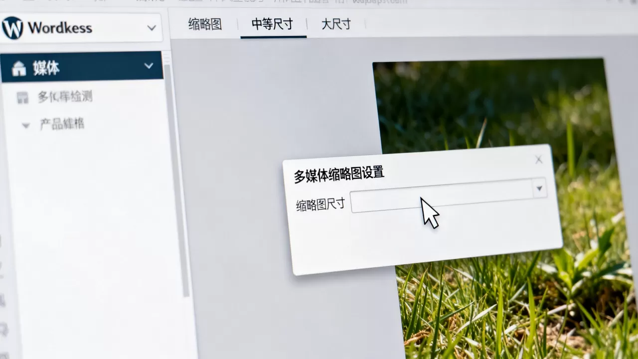 WordPress教程:多媒体缩略图设置 WordPress教程:多媒体缩略图设置