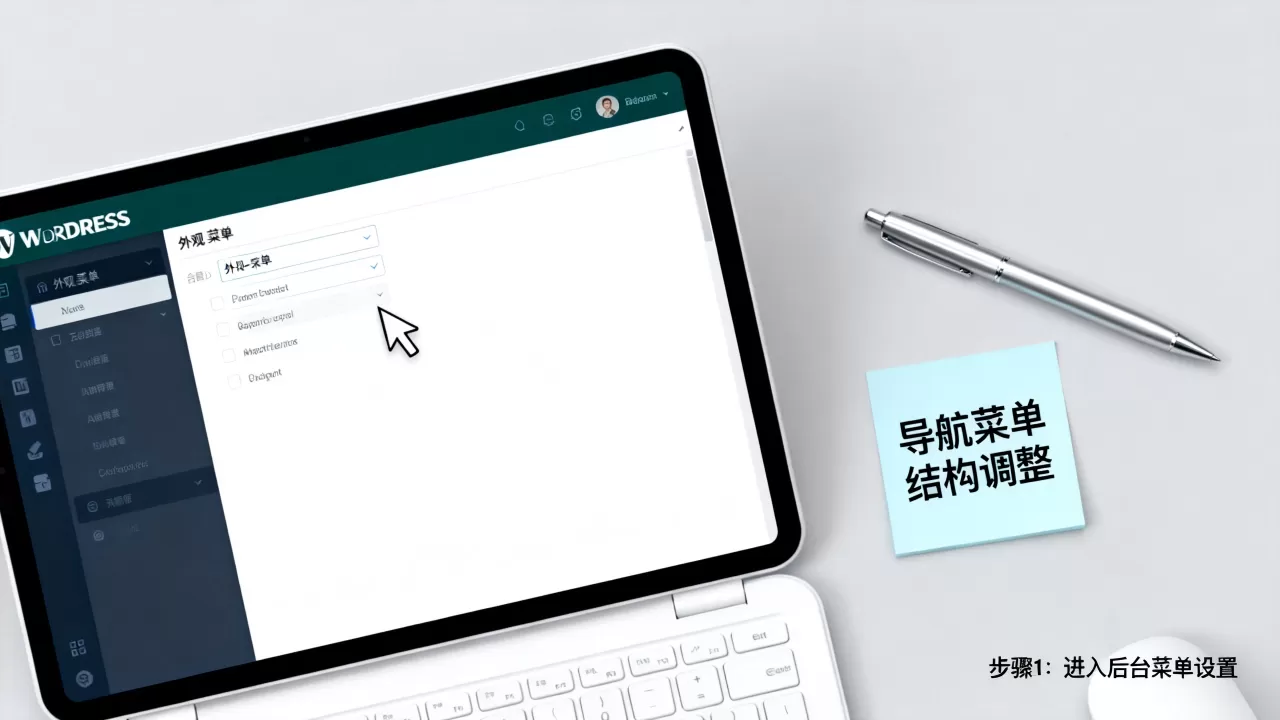 WordPress菜单导航设置图文教程 WordPress菜单导航设置图文教程