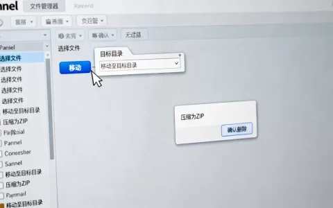 如何在cPanel主机中移动压缩删除文件？cpanel管理面板怎么操作