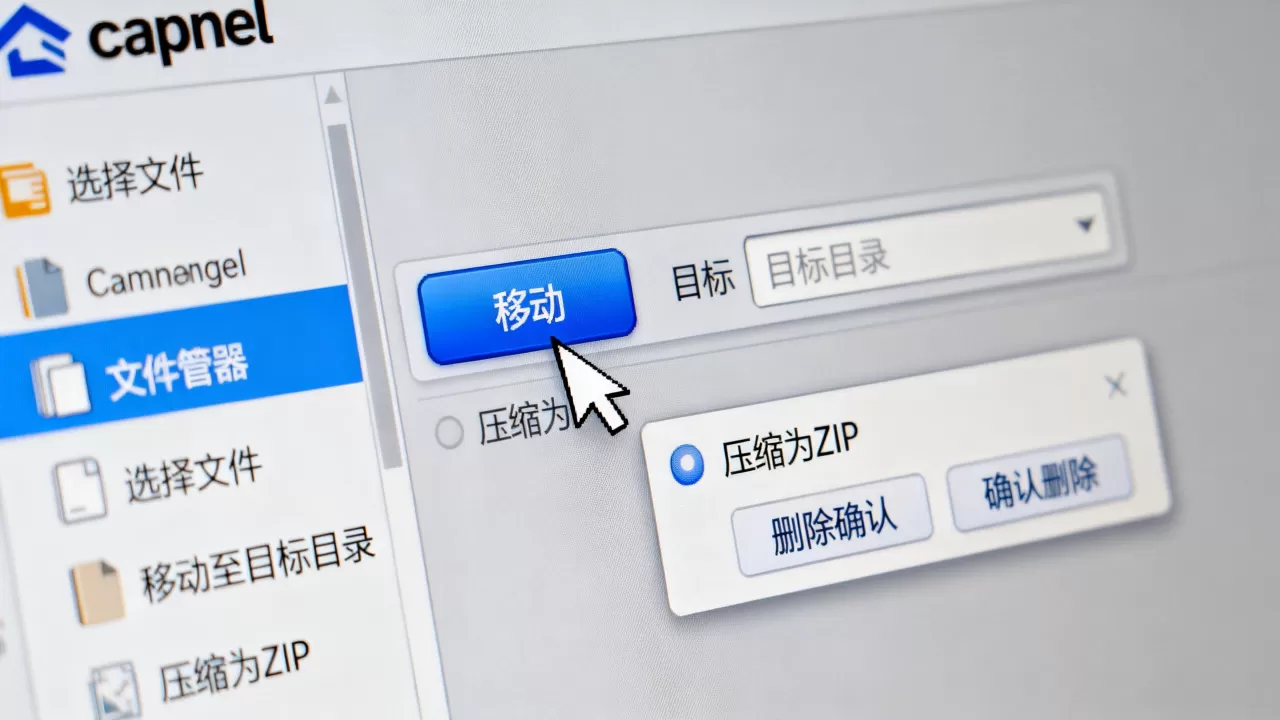如何在cPanel主机中移动压缩删除文件?cpanel管理面板怎么操作 如何在cPanel主机中移动压缩删除文件?cpanel管理面板怎么操作