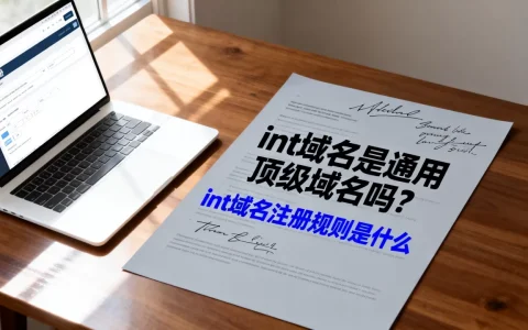 int域名是通用顶级域名吗？int域名注册规则是什么