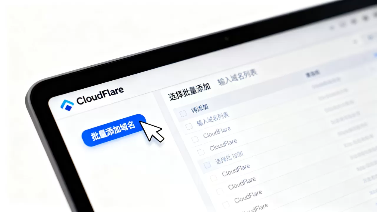 CloudFlare如何批量添加域名?CloudFlare批量添加域名教程 CloudFlare如何批量添加域名?CloudFlare批量添加域名教程