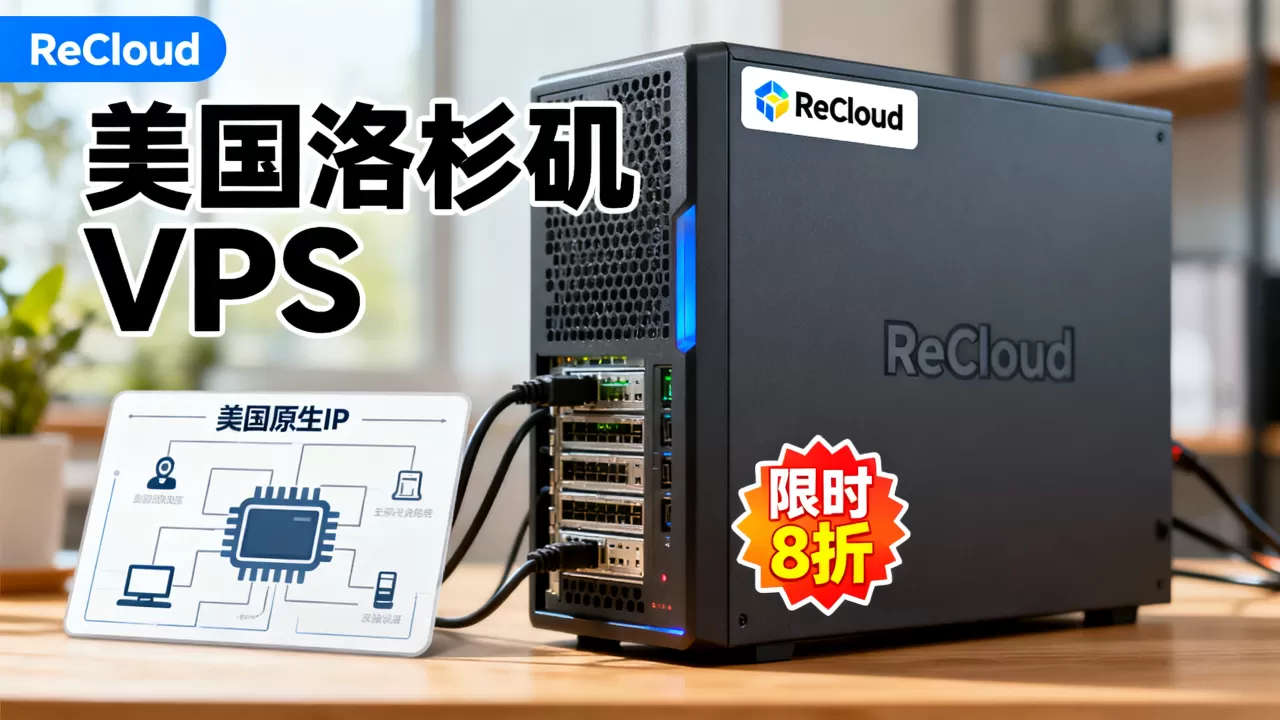 ReCloud美国洛杉矶VPS限时8折是真的吗？美国原生IP VPS推荐
