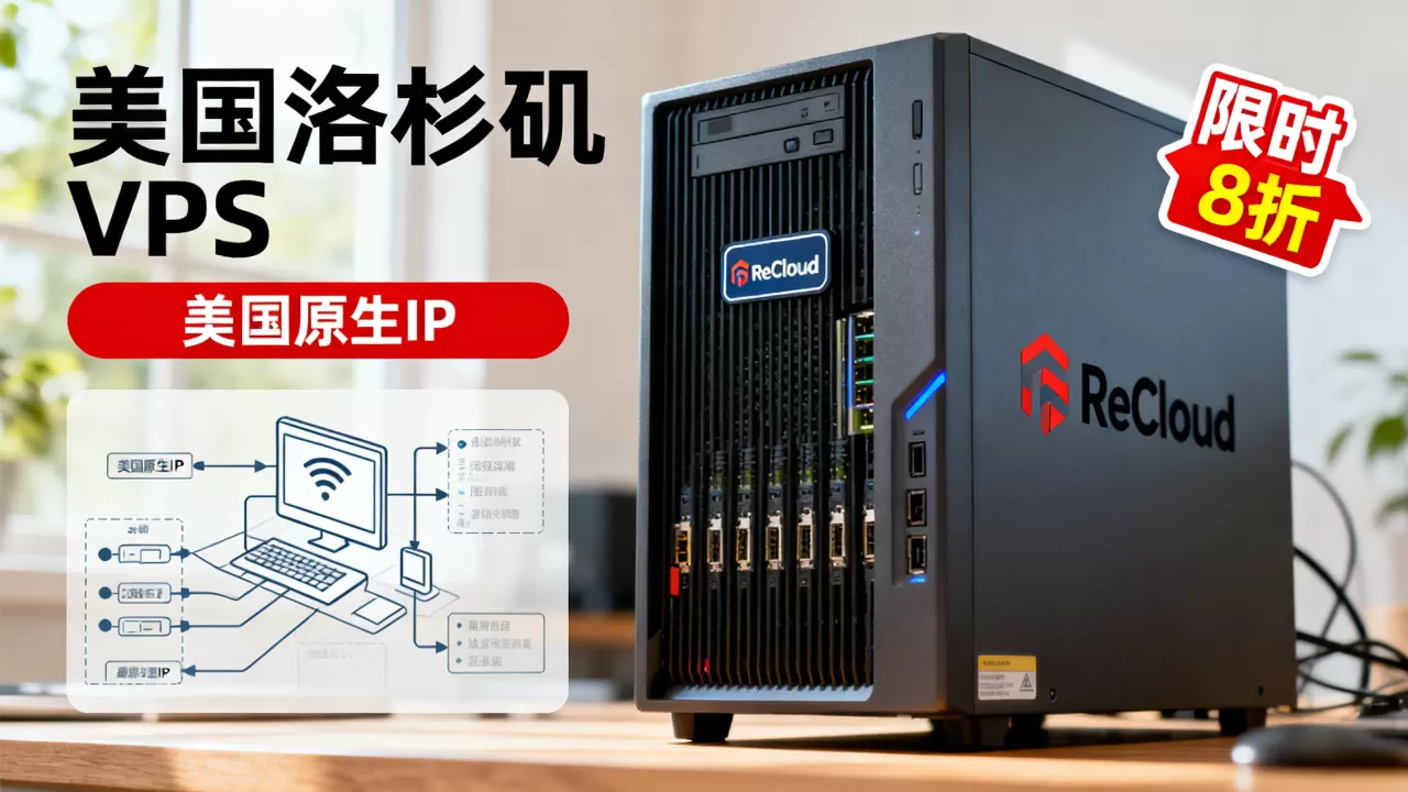 ReCloud美国洛杉矶VPS限时8折是真的吗？美国原生IP VPS推荐