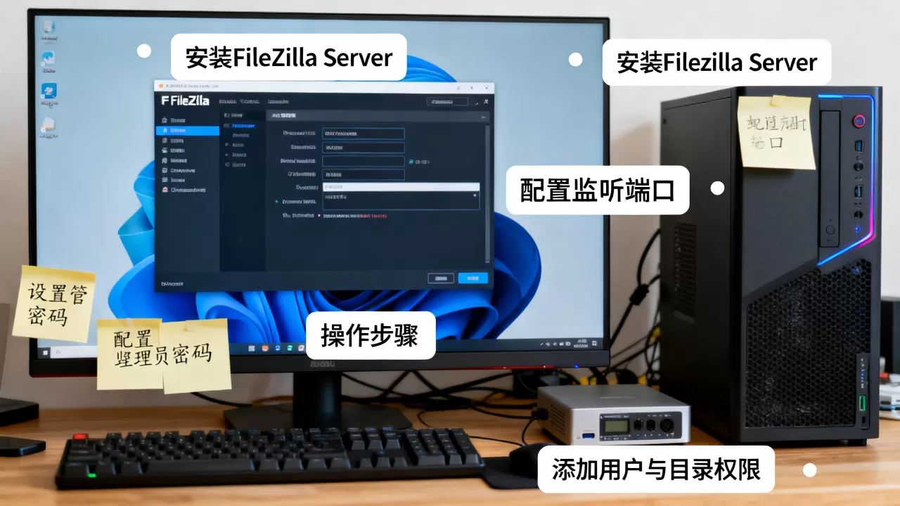 FileZilla Server怎么配置?FTP服务器搭建图文教程 FileZilla Server怎么配置?FTP服务器搭建图文教程