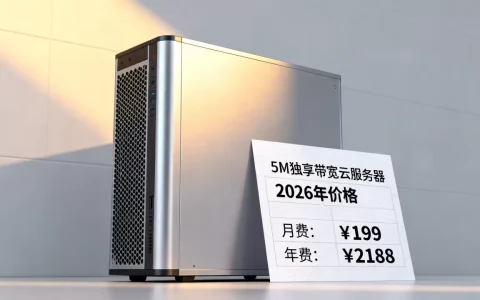 5M独享带宽云服务器多少钱？2026最新价格表
