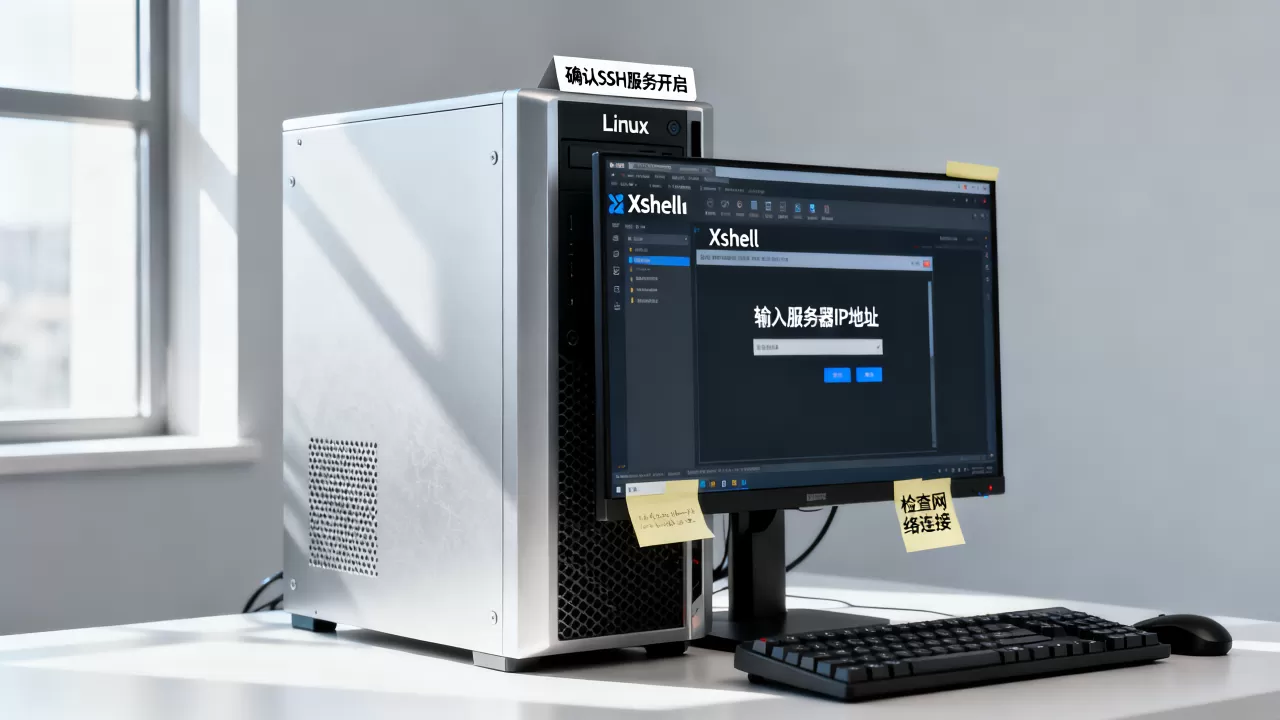 Xshell如何远程连接Linux服务器?xshell连接linux失败怎么办 Xshell如何远程连接Linux服务器?xshell连接linux失败怎么办