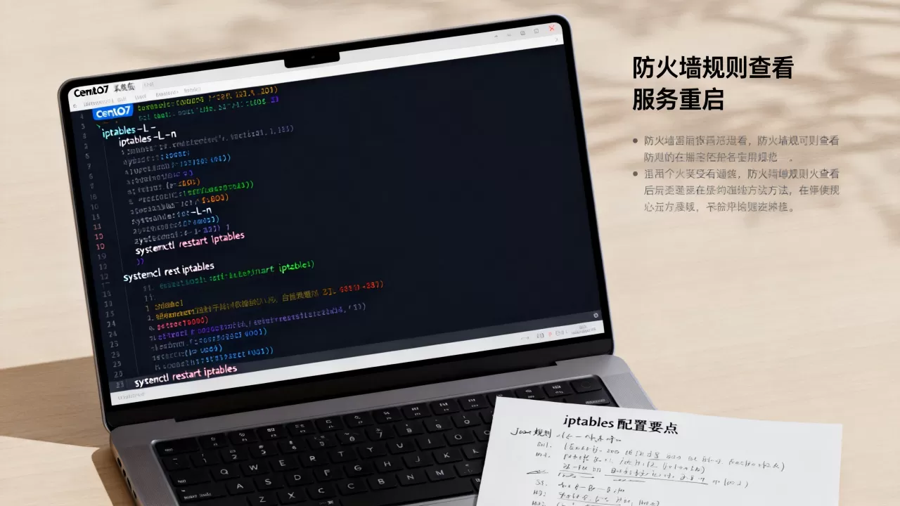 CentOS7怎么设置iptables防火墙？CentOS7配置iptables防火墙详细教程
