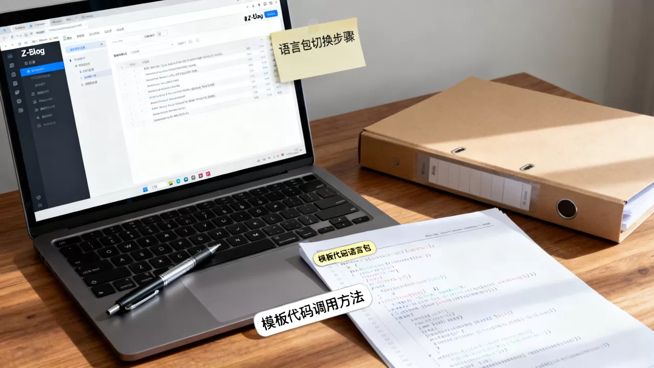Z-Blog语言包怎么切换?Z-Blog模板代码调用方法 Z-Blog语言包怎么切换?Z-Blog模板代码调用方法