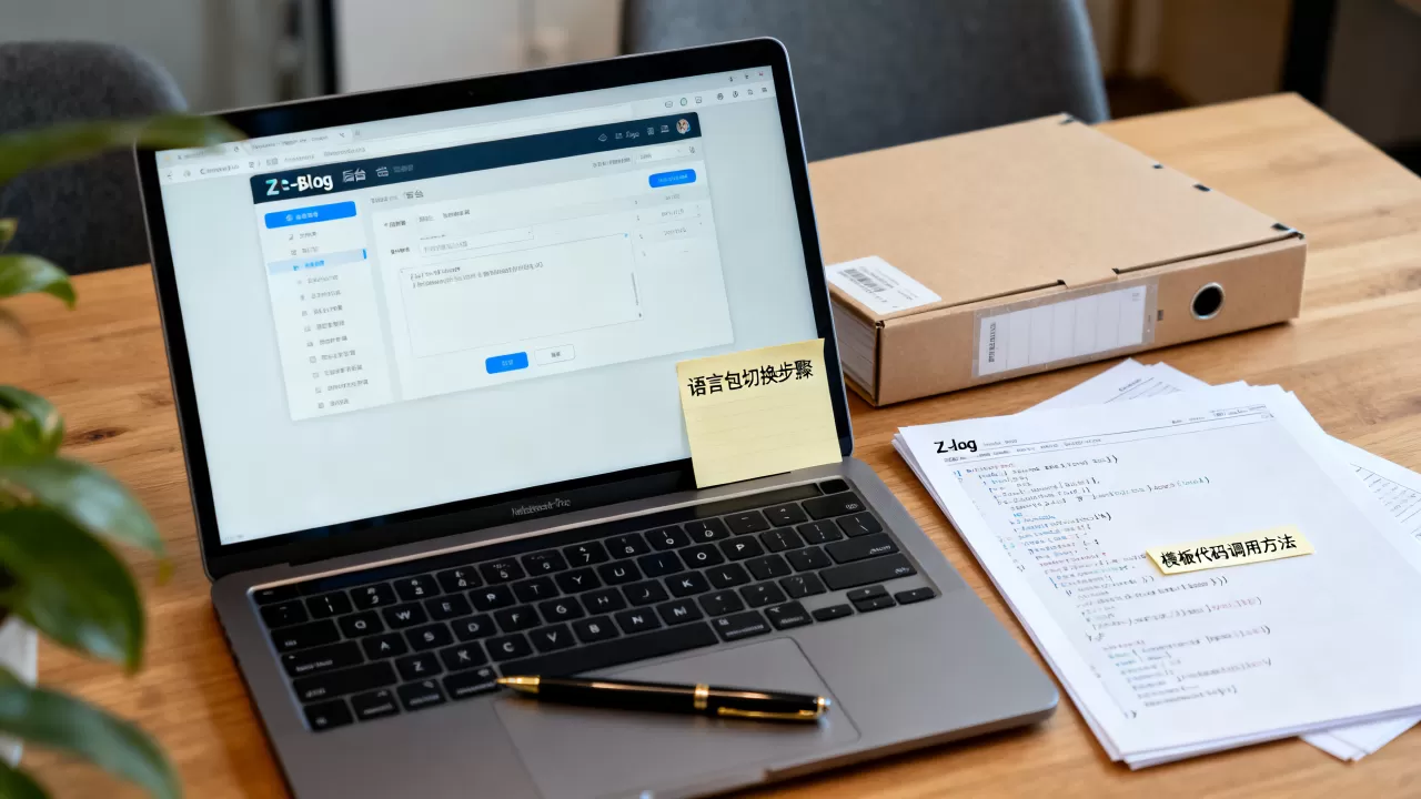 Z-Blog语言包怎么切换?Z-Blog模板代码调用方法 Z-Blog语言包怎么切换?Z-Blog模板代码调用方法
