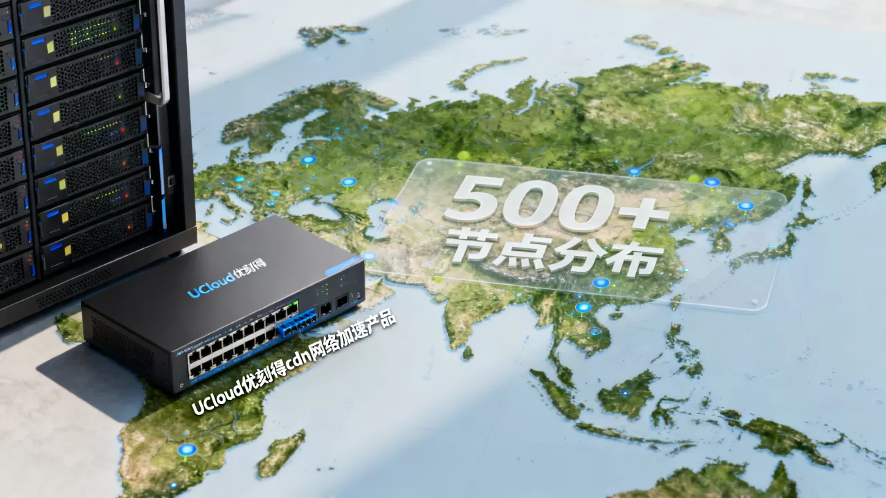 UCloud优刻得cdn网络加速产品介绍及500+节点分布