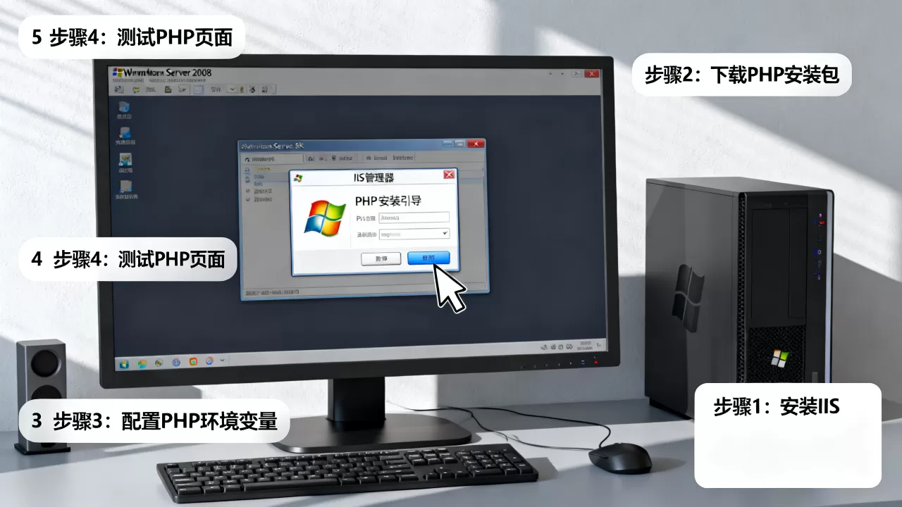 Windows Server 2008怎么搭建PHP环境?win2008配置php教程 Windows Server 2008怎么搭建PHP环境?win2008配置php教程