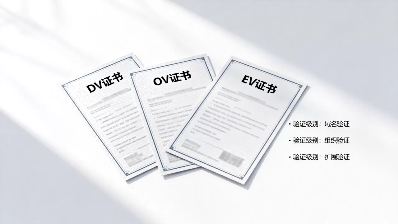 SSL证书怎么选？购买DV OV EV证书区别是什么