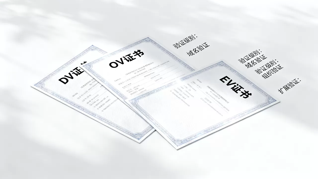 SSL证书怎么选？购买DV OV EV证书区别是什么
