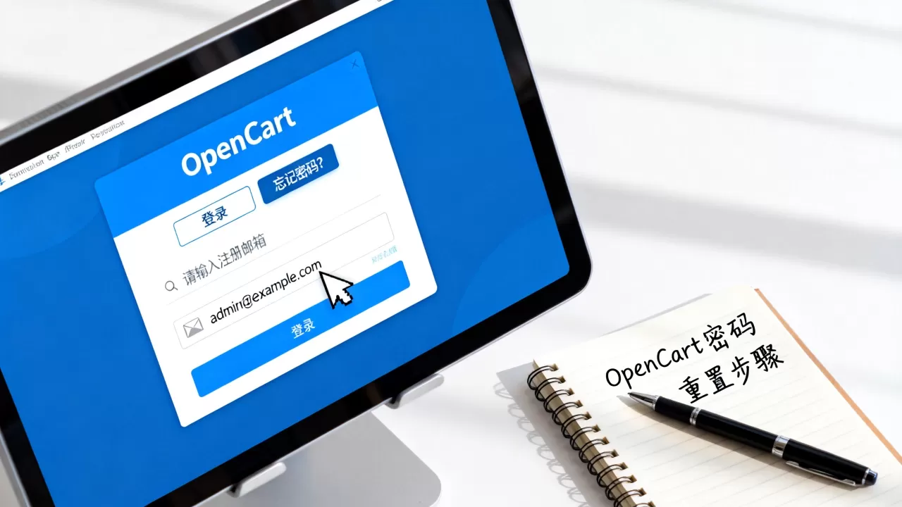 OpenCart后台密码忘了怎么办？如何重置管理员密码