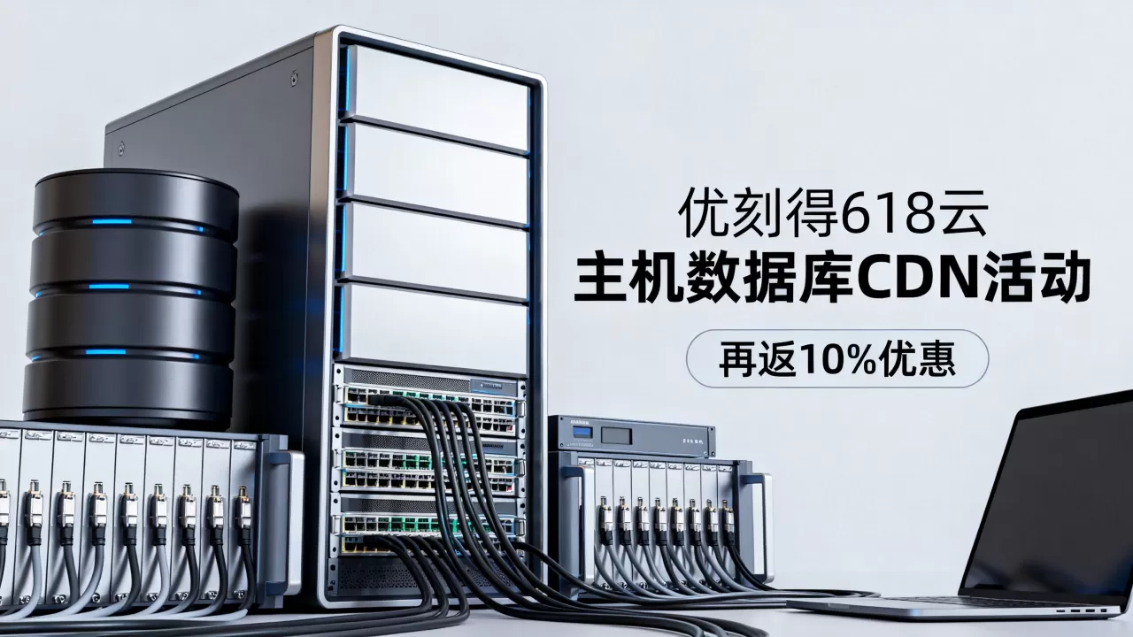 优刻得618云主机数据库CDN活动价再返10%怎么买最划算 优刻得618云主机数据库CDN活动价再返10%怎么买最划算